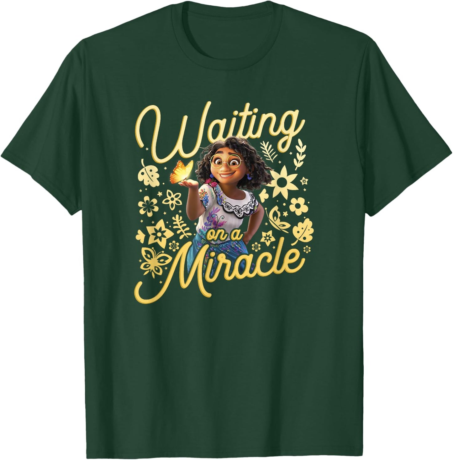 Disney Encanto Mirabel Waiting On A Miracle Butterfly T-Shirt - T-Shirt | Forest