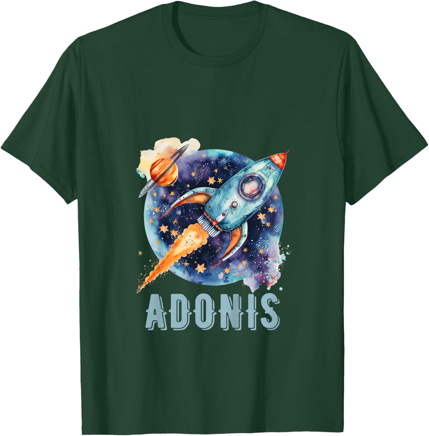 Kids ADONIS Name Baby Boy Nursery Room Theme Decor Gifts T-Shirt - T-Shirt | Forest