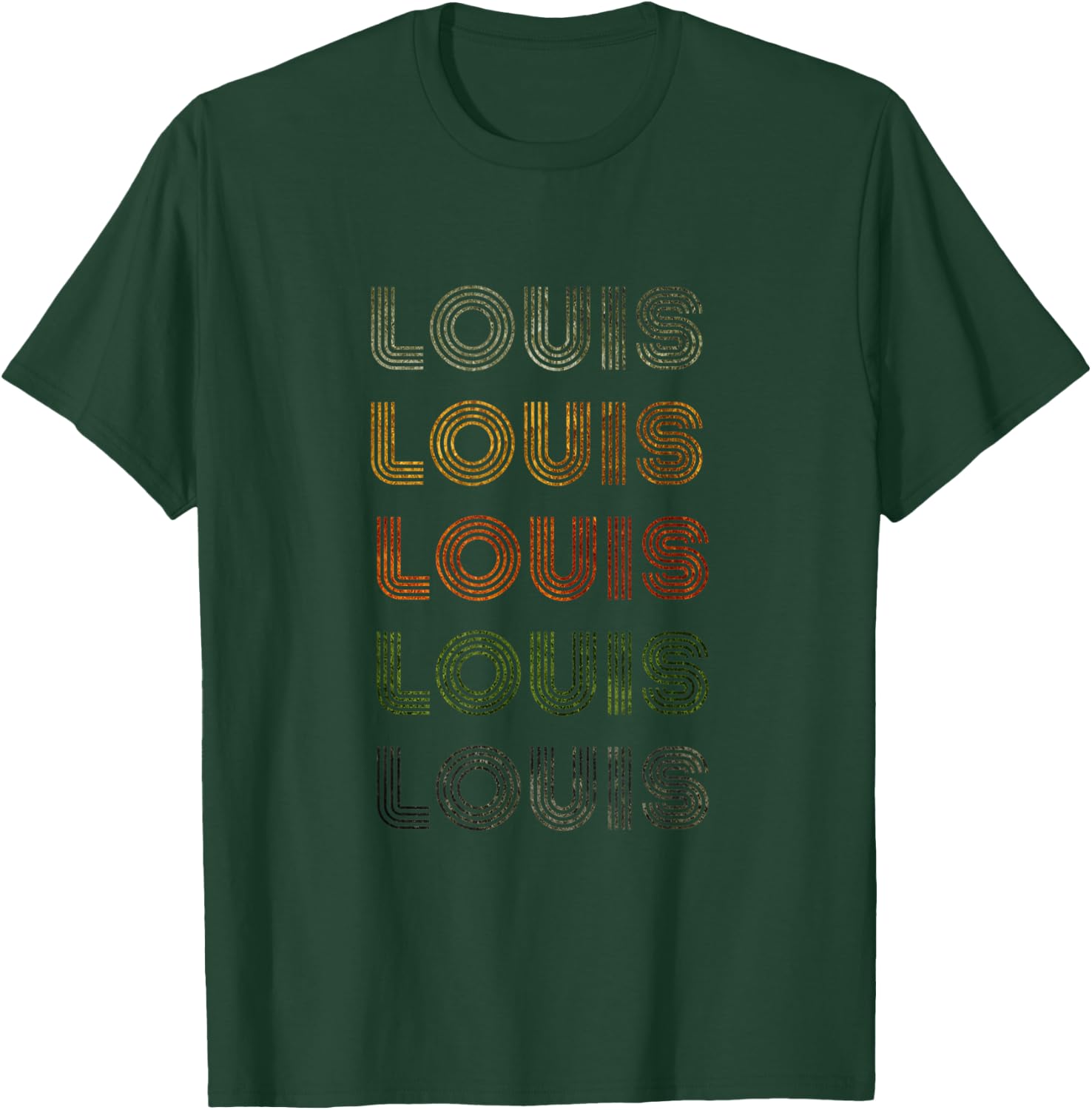 Love Heart Louis Grunge/Vintage Style Black Louis T-Shirt - T-Shirt | Forest