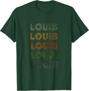 Love Heart Louis Grunge/Vintage Style Black Louis T-Shirt - T-Shirt | Forest