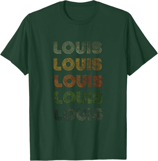 Love Heart Louis Grunge/Vintage Style Black Louis T-Shirt - T-Shirt | Forest