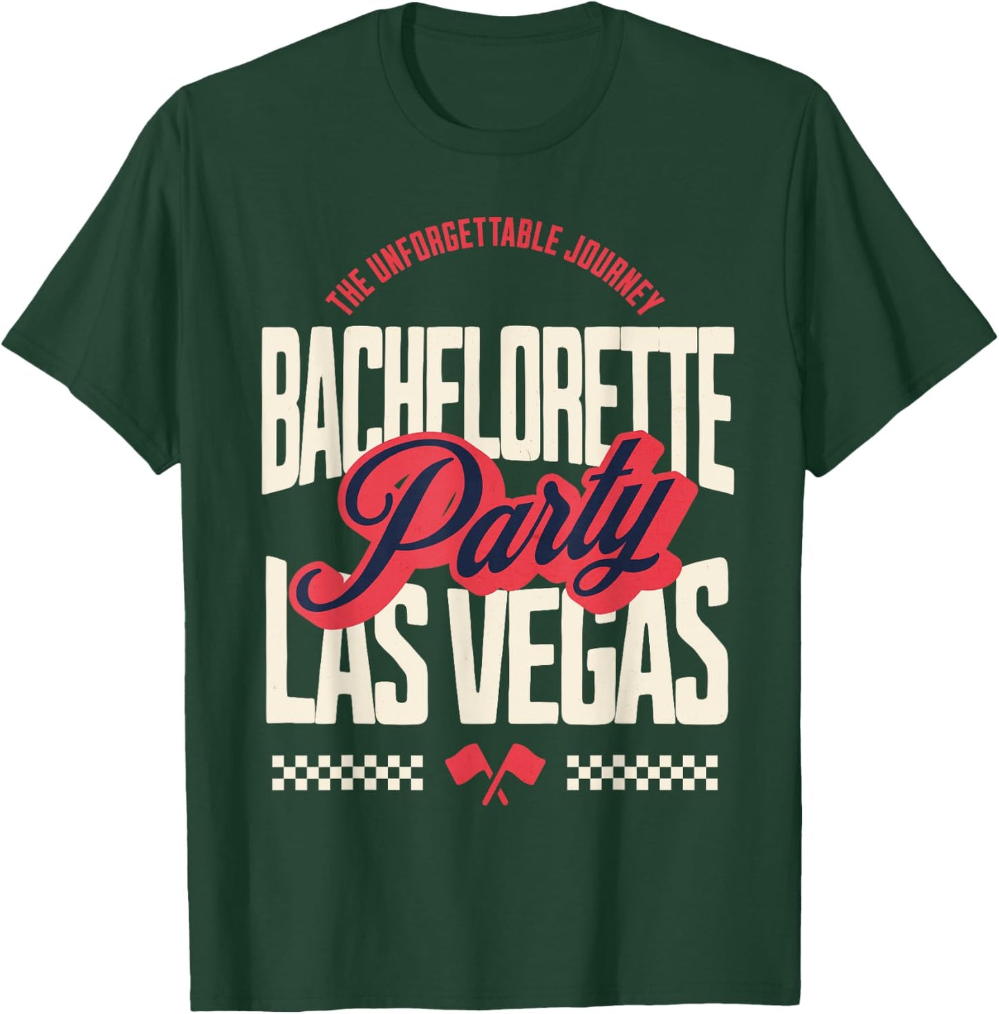 Bachelorette Party Las Vegas Matching Bride Favor Souvenir T-Shirt - T-Shirt | Forest