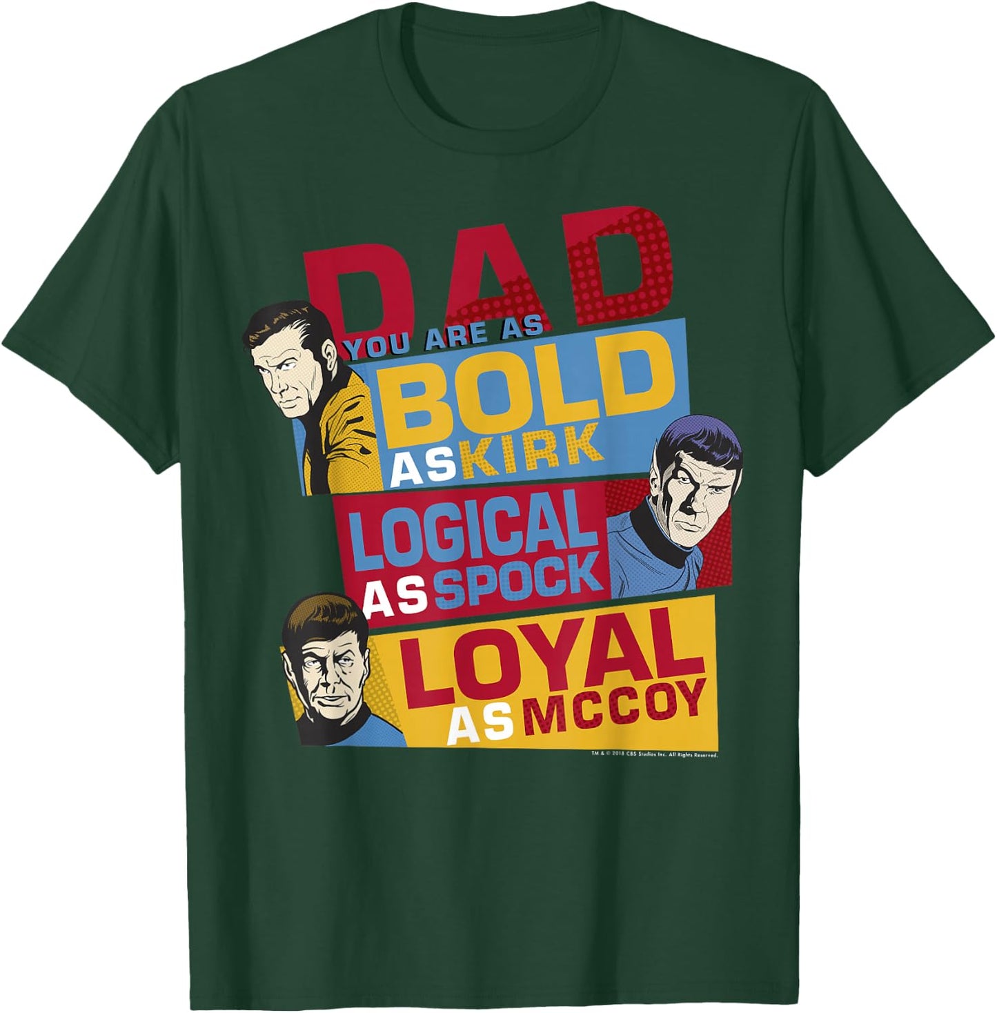 Star Trek Original Series Dad You are Bold T-Shirt - T-Shirt | Forest