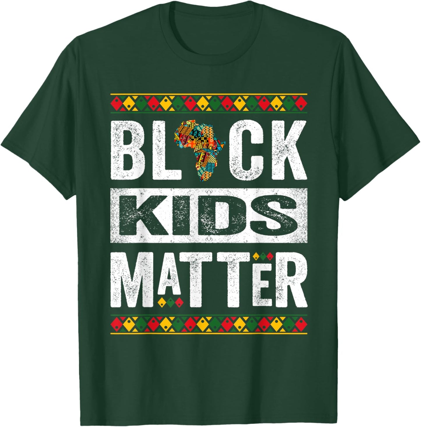 Black Kids Matter Children Black History Month T-Shirt - T-Shirt | Forest