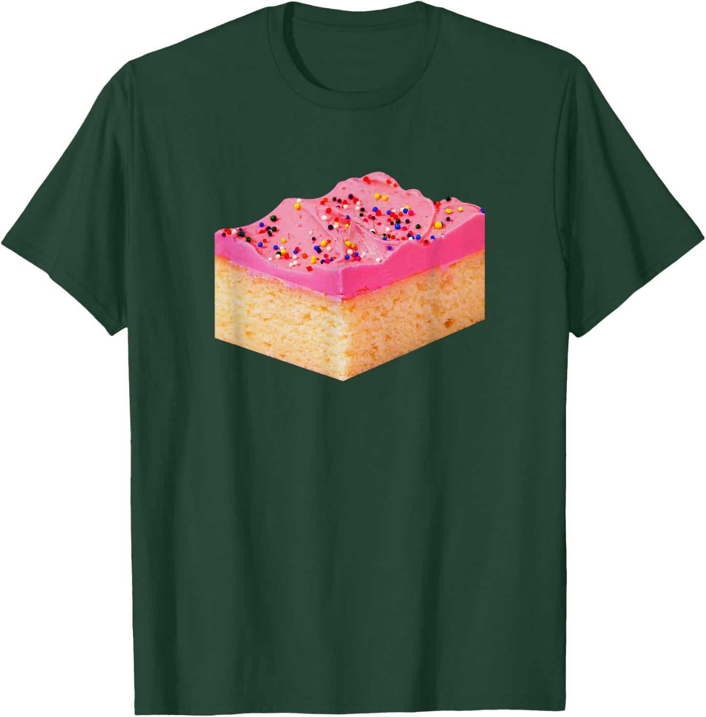 Pink Cake Slice Mexican Pan Dulce Vibes Family Favorite T-Shirt - T-Shirt | Forest