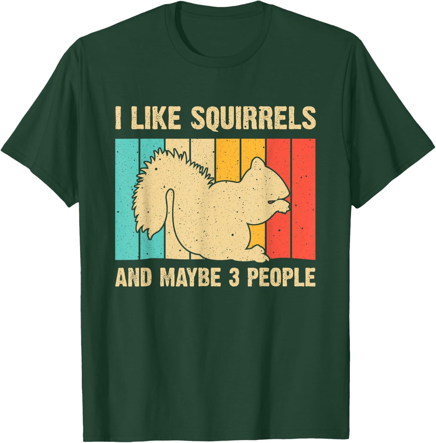 Funny Squirrel Design For Kids Men Women Pet Squirrel Lovers T-Shirt - T-Shirt | Forest