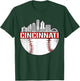 Vintage Cincinnati Ohio Skyline Apparel T-Shirt - T-Shirt | Forest