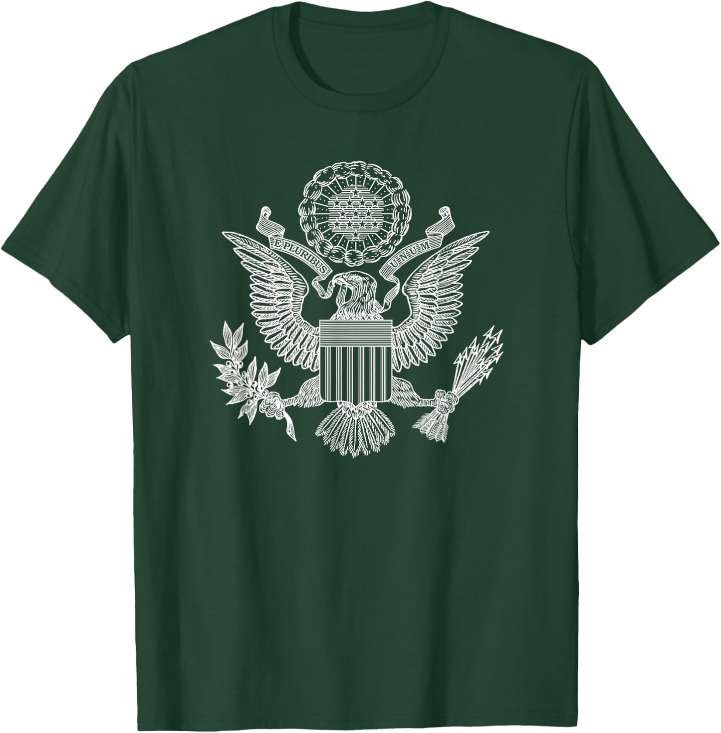 Usa United States Eagle Symbol American Arms Seal T-Shirt - T-Shirt | Forest