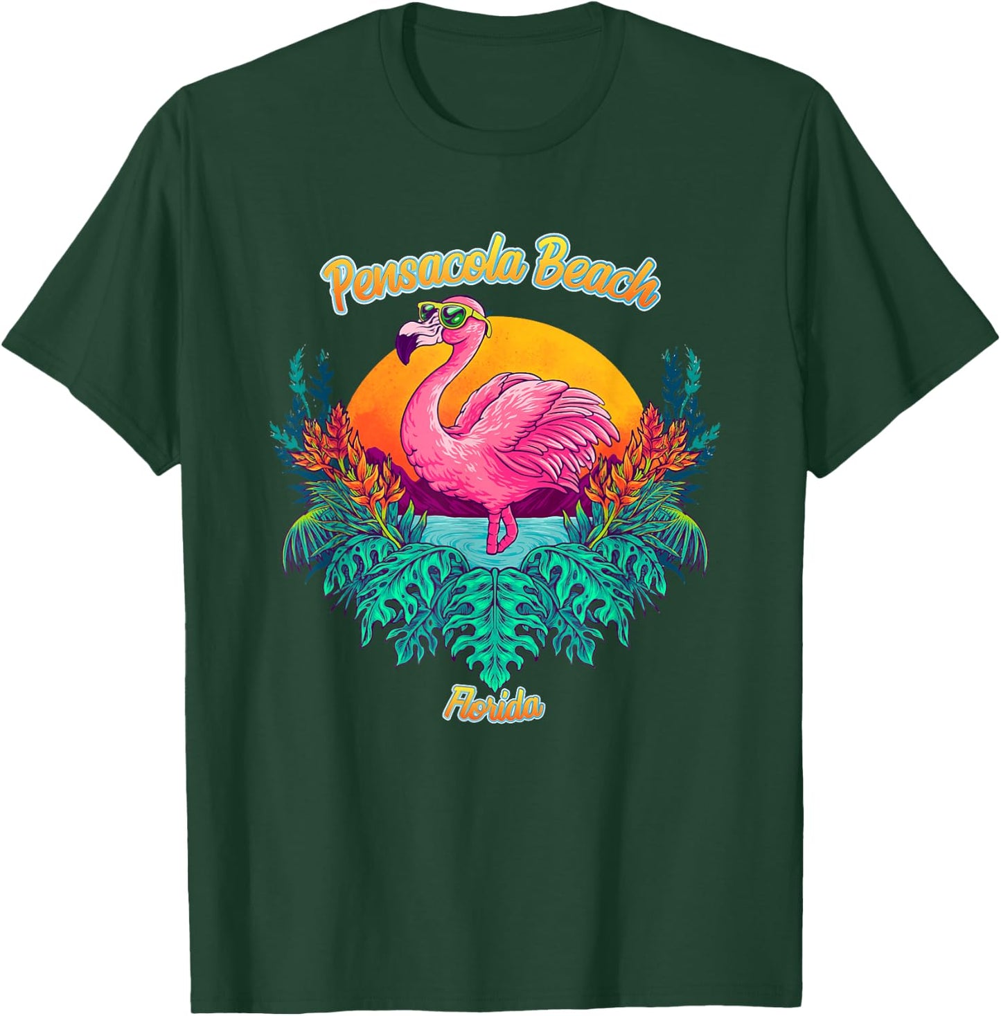 Pensacola Beach Souvenir - Florida Reminder Women Kids T-Shirt - T-Shirt | Forest