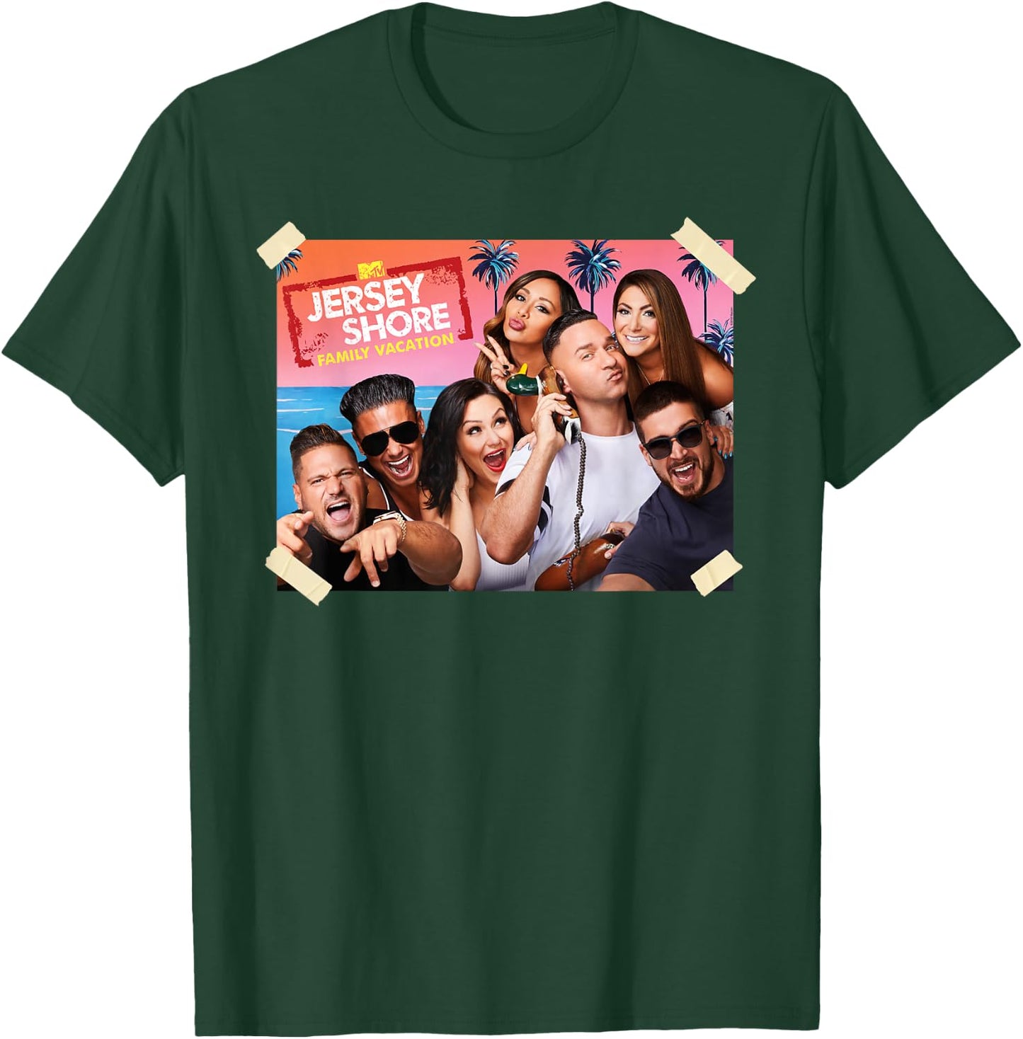 MTV - Jersey Shore Jersey Snapshot T-Shirt - T-Shirt | Forest