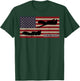 MQ-4C Triton Military UAV Drone American Flag T-Shirt - T-Shirt | Forest