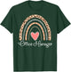 Office Manager Boho Rainbow Funny School Office Manager T-Shirt - T-Shirt | Forest
