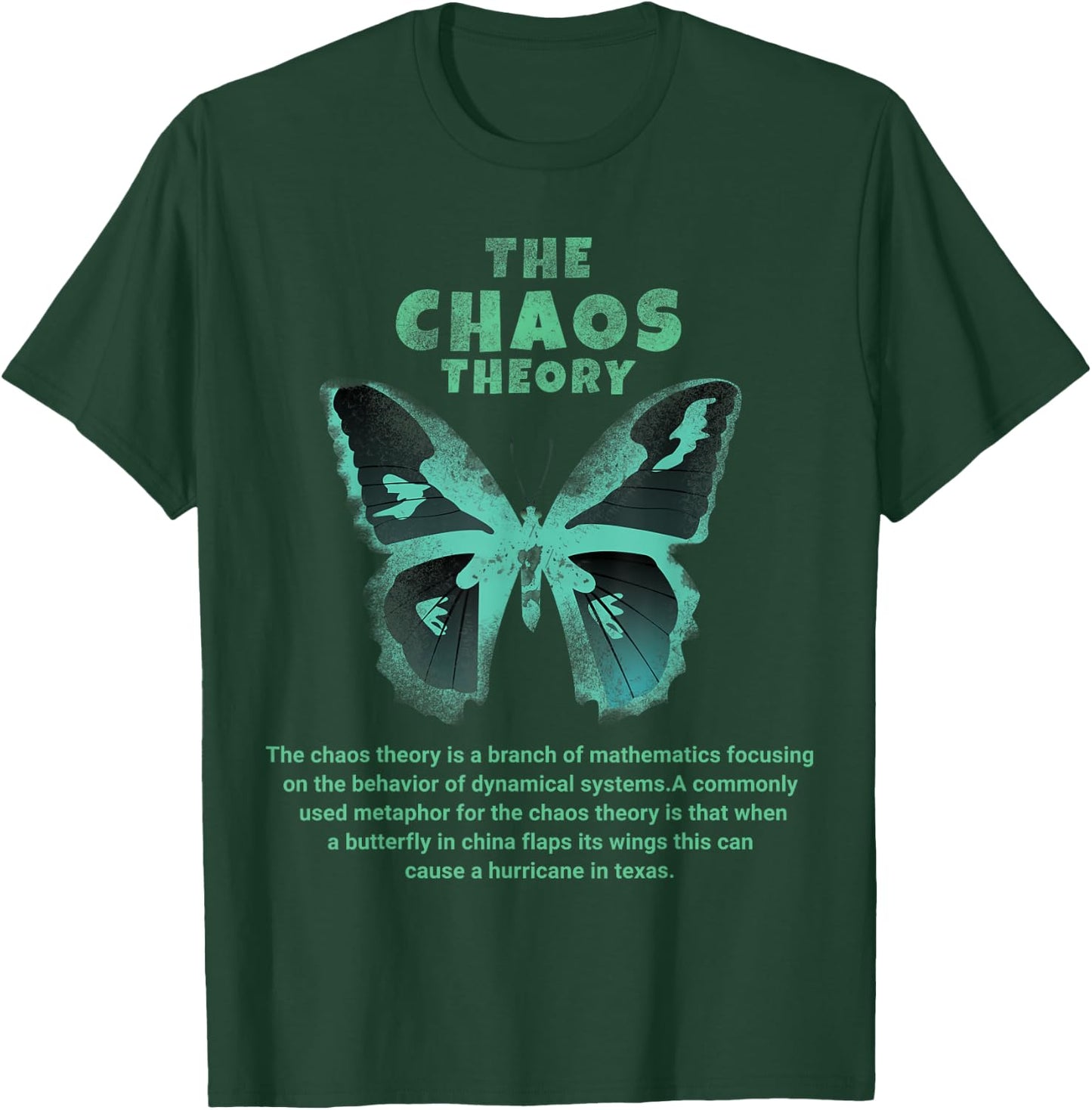 The Chaos Theory Butterfly Cyclone T-Shirt - T-Shirt | Forest