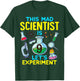 9th Birthday This Mad Scientist Is 9 Let's Experiment Funny T-Shirt - T-Shirt | Forest