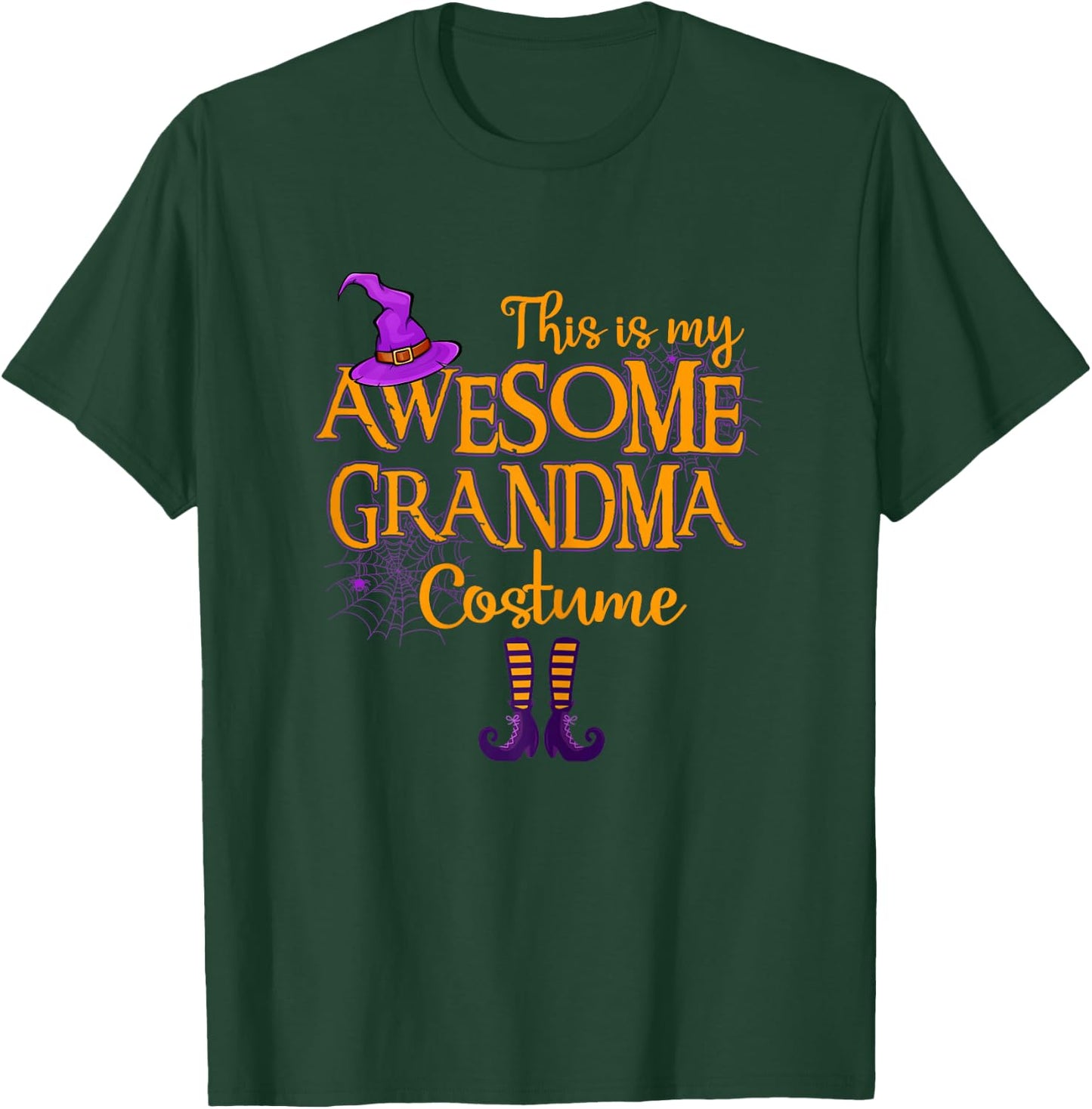 Grandma Costume Gift - This is My Awesome Grandma Costume T-Shirt - T-Shirt | Forest