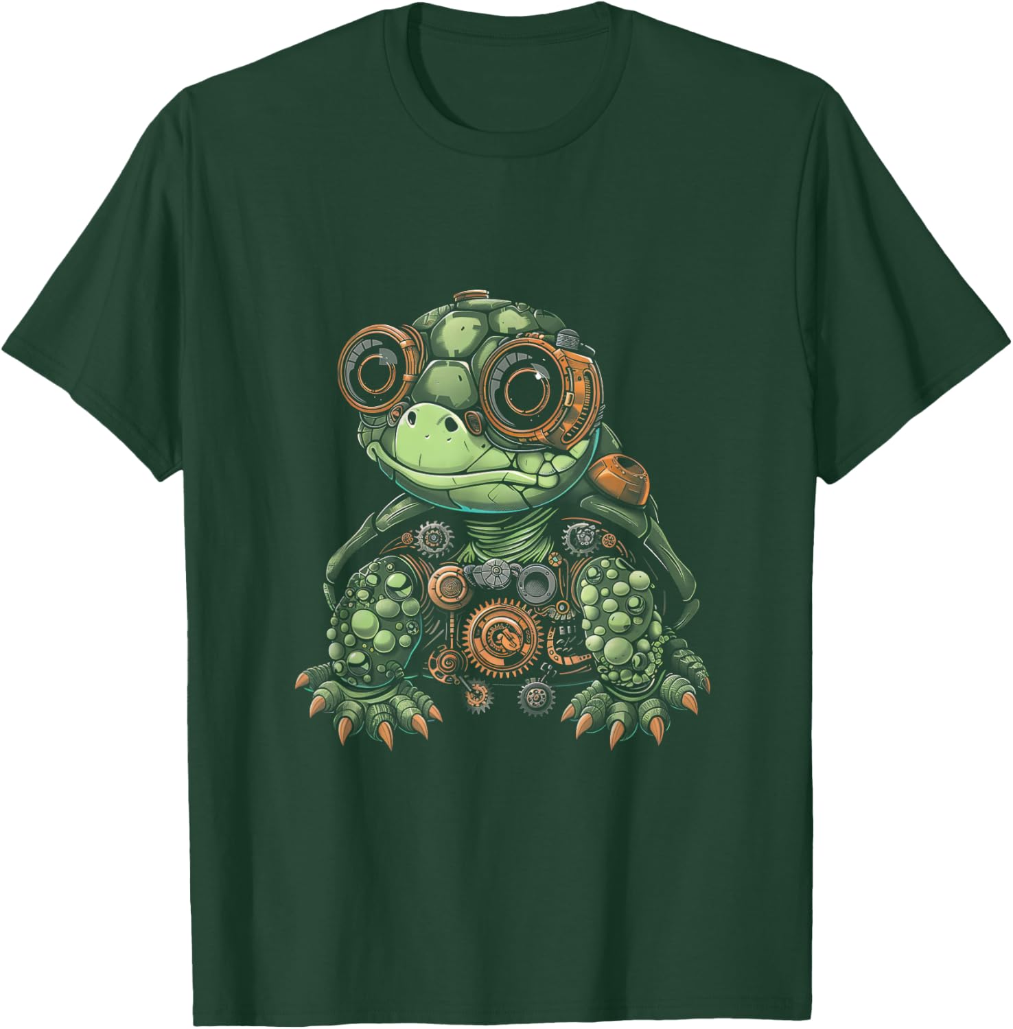 Steampunk Baby Turtle Women Men Kids Steampunk Turtle T-Shirt - T-Shirt | Forest