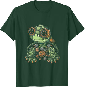 Steampunk Baby Turtle Women Men Kids Steampunk Turtle T-Shirt - T-Shirt | Forest