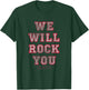 Queen Official We Will Rock You Block Letters T-Shirt - T-Shirt | Forest