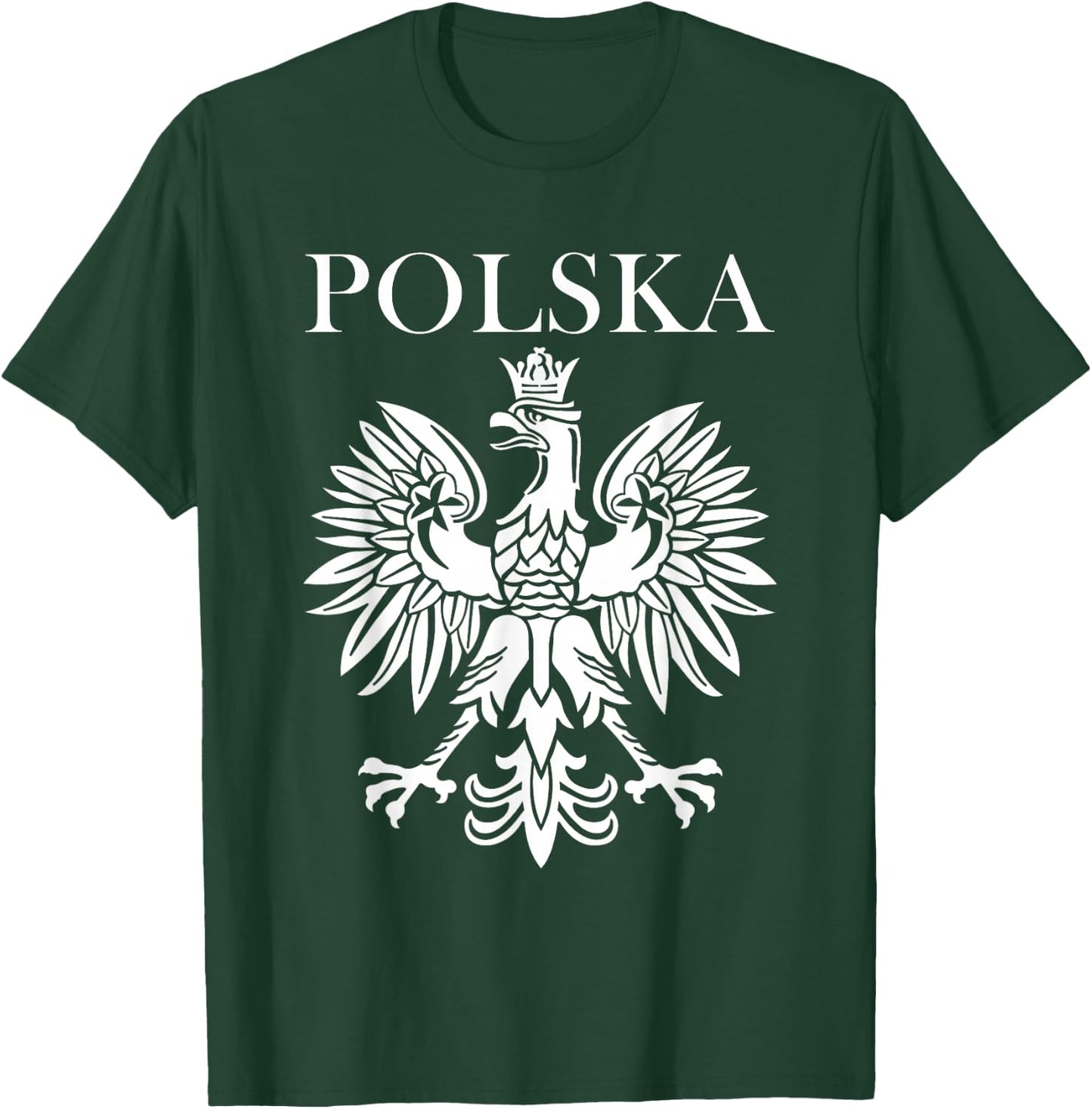 Polska Poland Polish Pride White Eagle Patriotic T-Shirt - T-Shirt | Forest