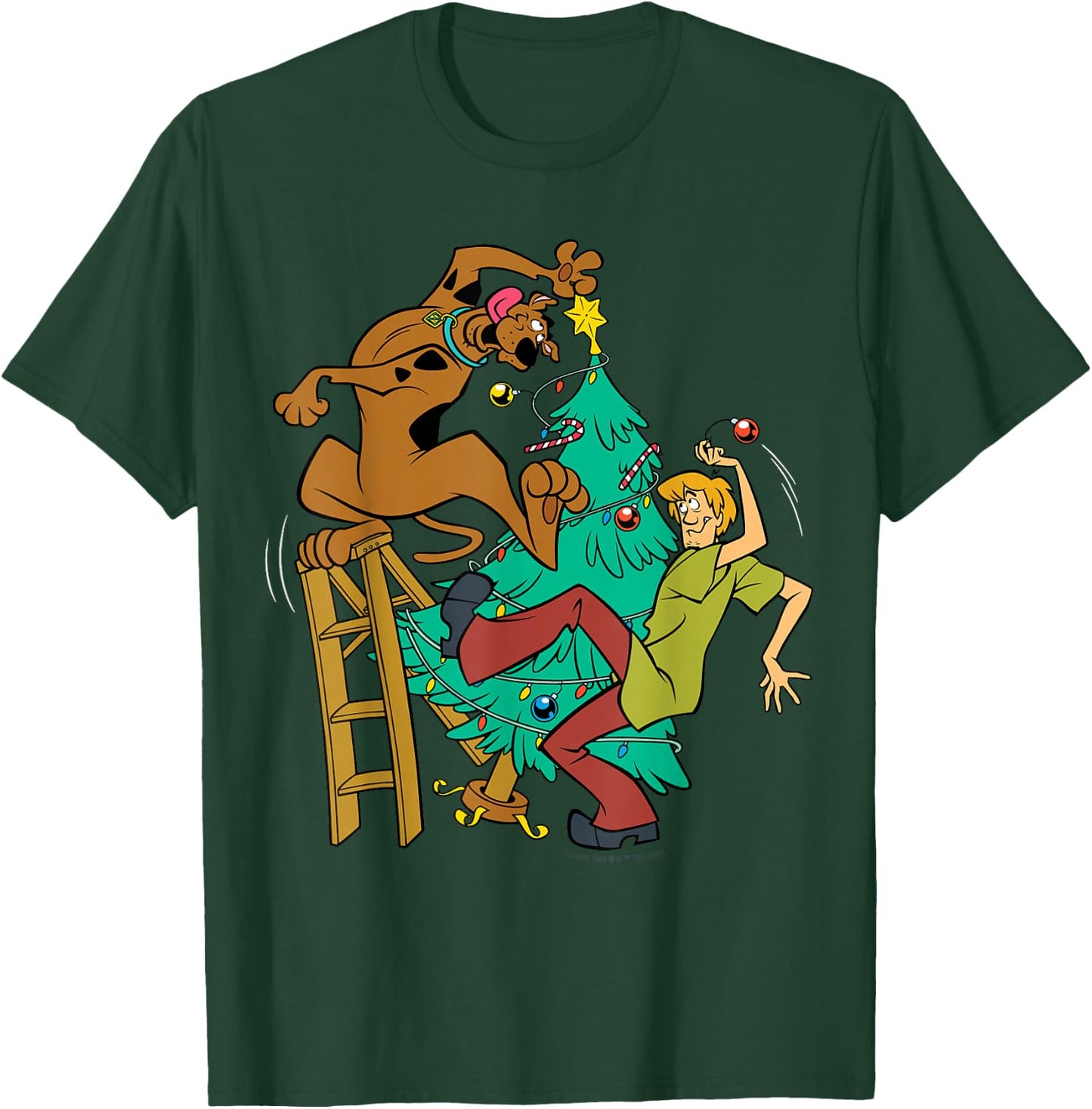 Scooby And Shaggy Christmas Dancing T-Shirt - T-Shirt | Forest