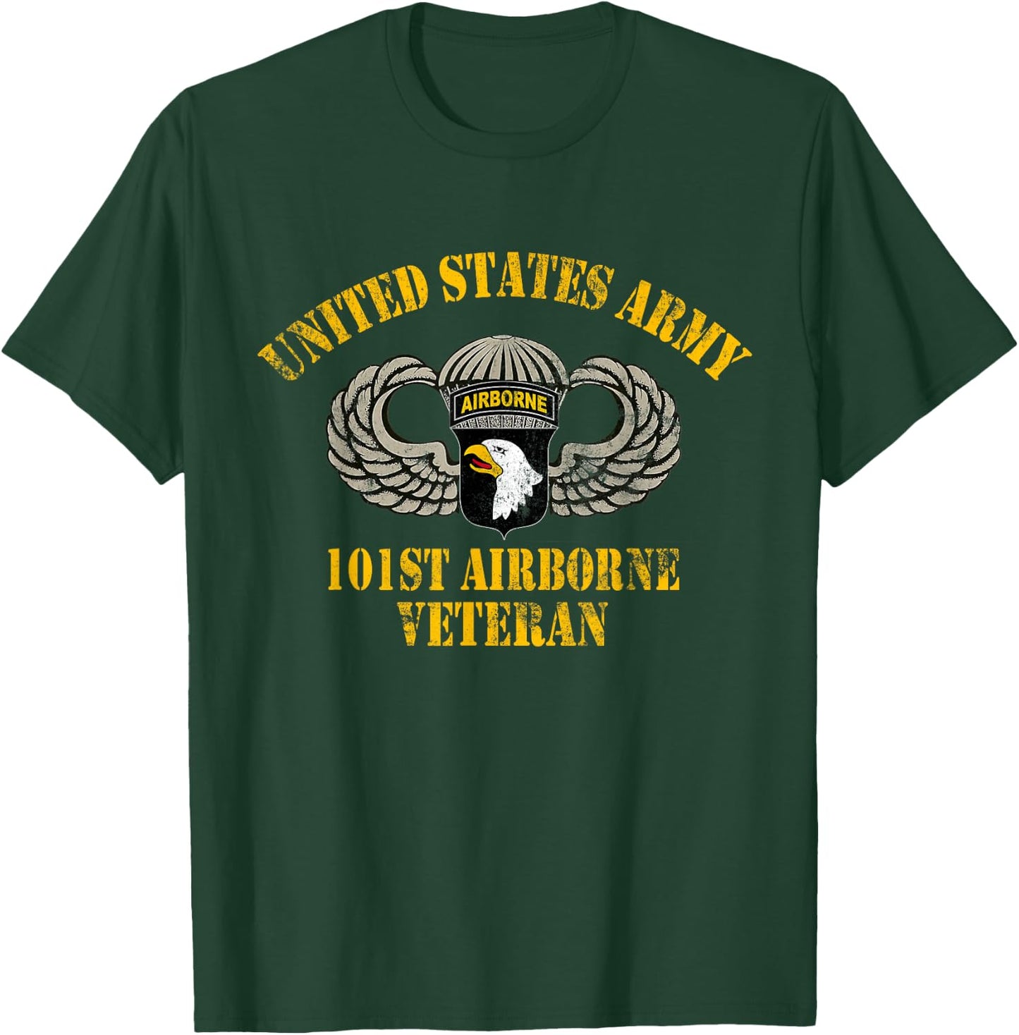 U.S Army 101st Airborne Division Veteran Gift Dad Grandpa T-Shirt - T-Shirt | Forest