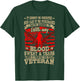 Veterans Day Soldier American Military BLOOD SWEAT AND TEARS T-Shirt - T-Shirt | Forest
