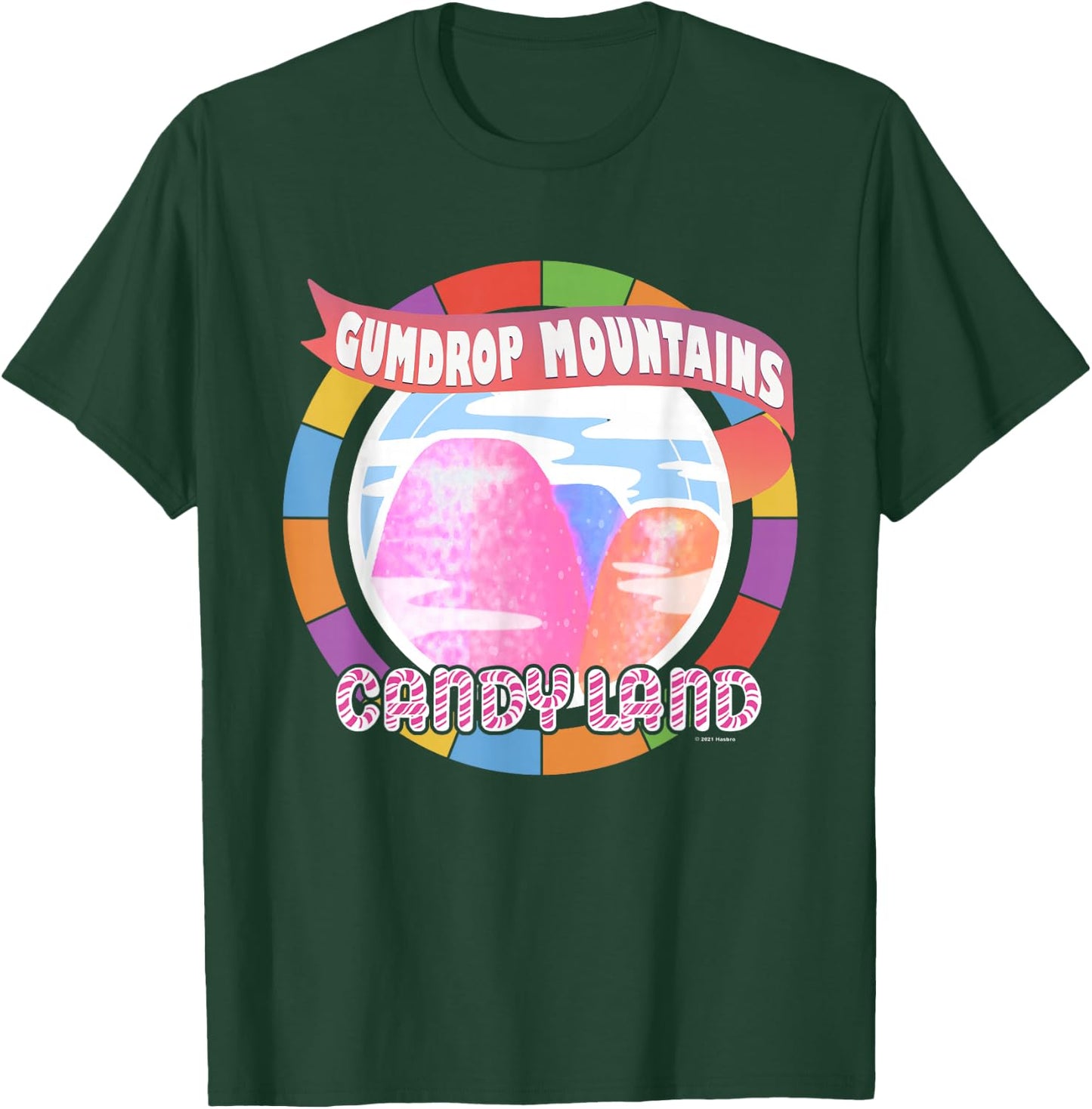 Candy Land Delicious Gumdrop Mountains T-Shirt - T-Shirt | Forest
