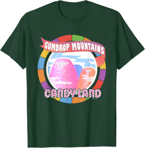 Candy Land Delicious Gumdrop Mountains T-Shirt - T-Shirt | Forest