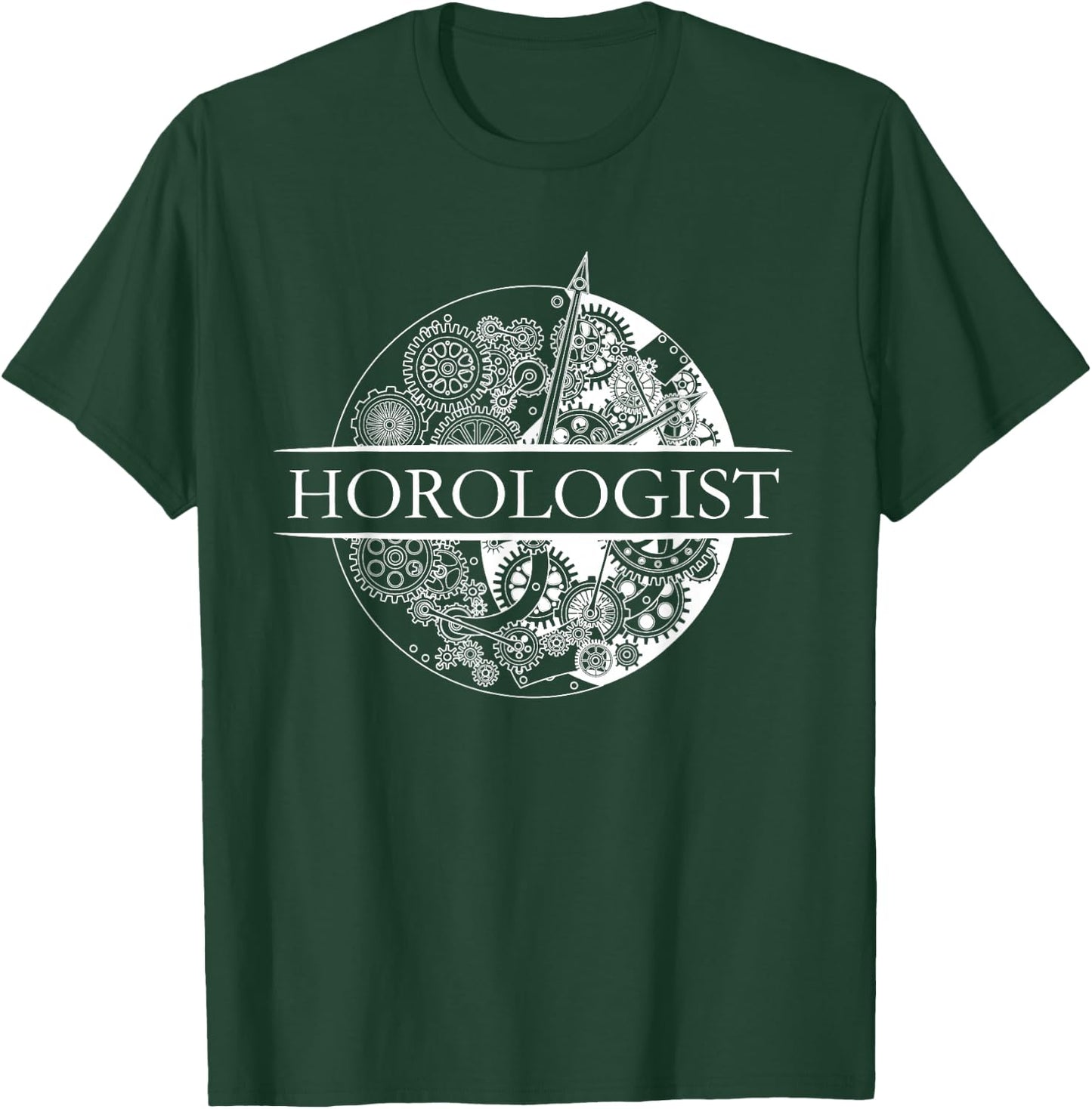 Watchmaker Gift Clock Movement Design T-Shirt - T-Shirt | Forest