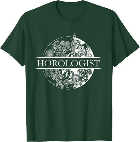 Watchmaker Gift Clock Movement Design T-Shirt - T-Shirt | Forest