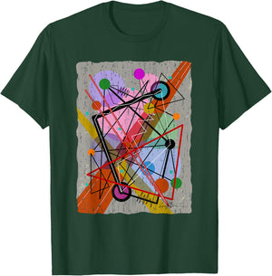 Original Art Shirts Style by Kandinsky Mid Century Bauhaus T-Shirt - T-Shirt | Forest