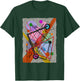 Original Art Shirts Style by Kandinsky Mid Century Bauhaus T-Shirt - T-Shirt | Forest