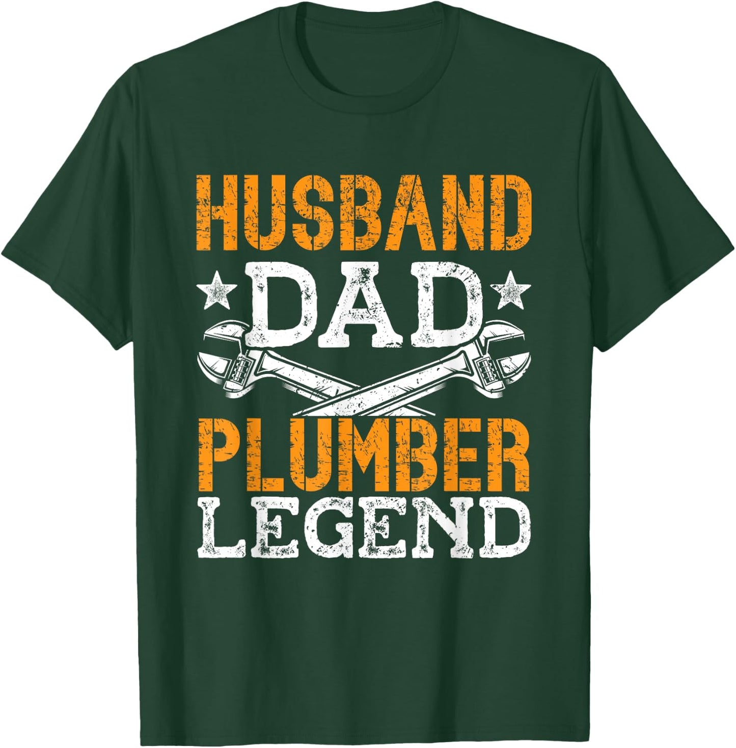 Husband Dad Legend Plumber T-Shirt - T-Shirt | Forest