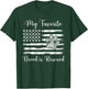 My Favorite Breed Is Rescued USA Flag Design For Dog Lover Women Men T-Shirt - T-Shirt | Forest