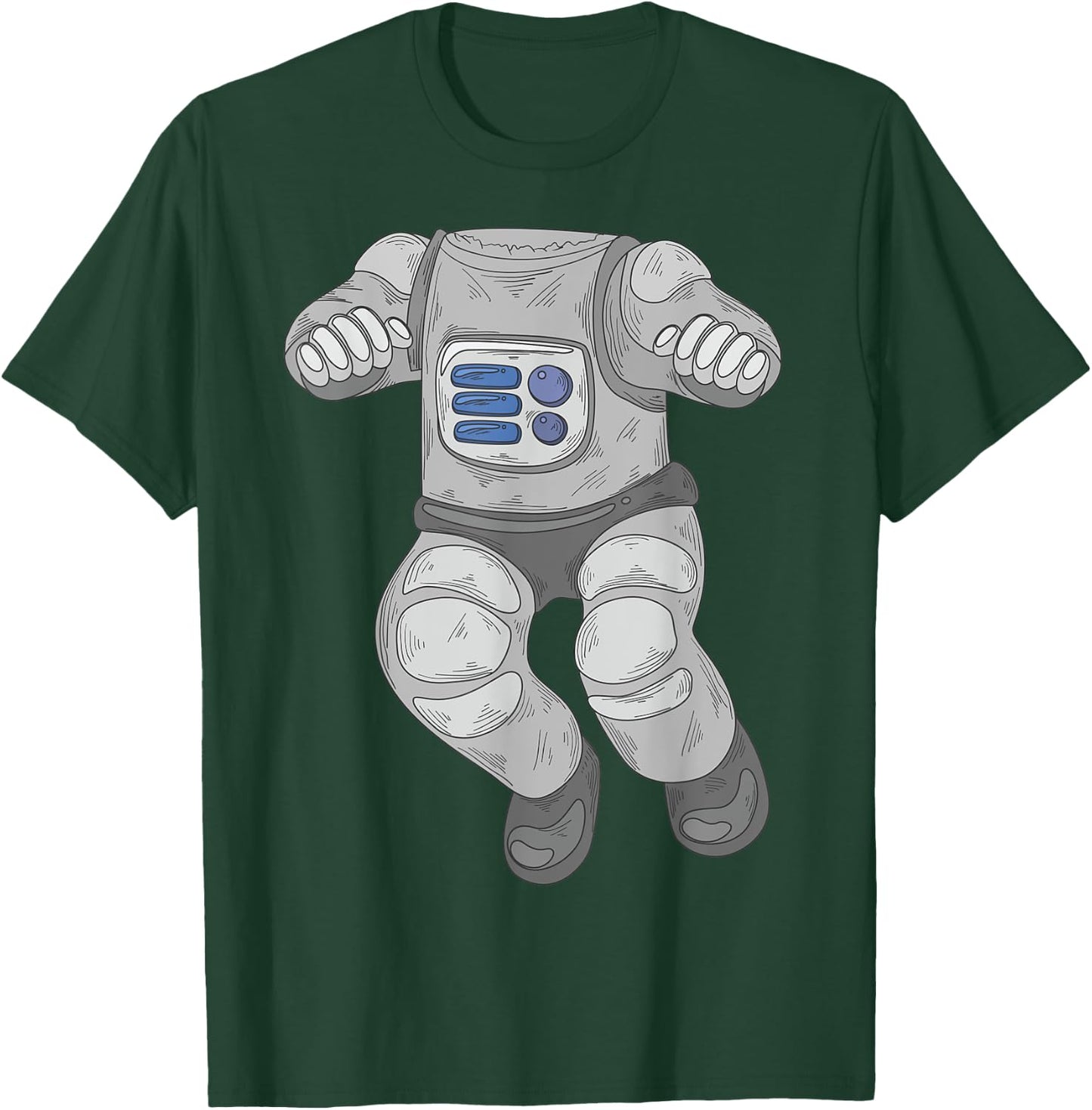 Cool Funny Astronaut Halloween Costume Shirt Spaceman Gift T-Shirt - T-Shirt | Forest
