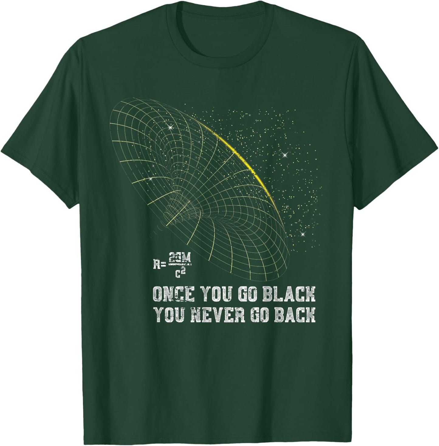Funny Black Hole Physicist Gift Physics T-Shirt - T-Shirt | Forest