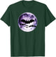 Beautiful Flying Bats Purple Full Moon Silhouette T-Shirt - T-Shirt | Forest