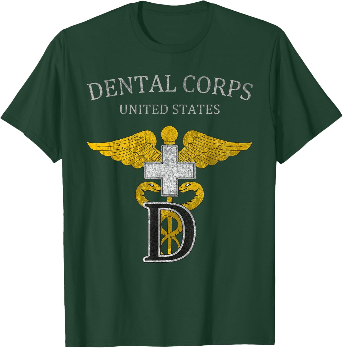 US Dental Corps US Army Dentist Military Dental Services T-Shirt - T-Shirt | Forest