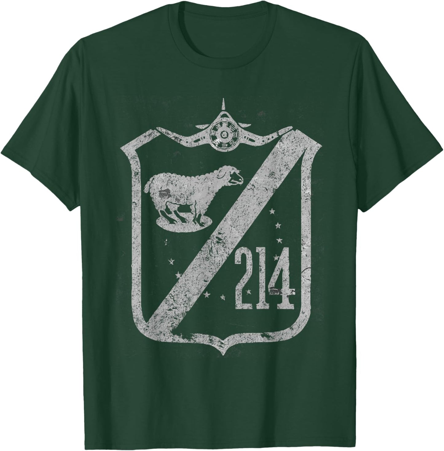 VMF-214 Black Sheep Squadron WWII Vintage Insignia T-Shirt - T-Shirt | Forest