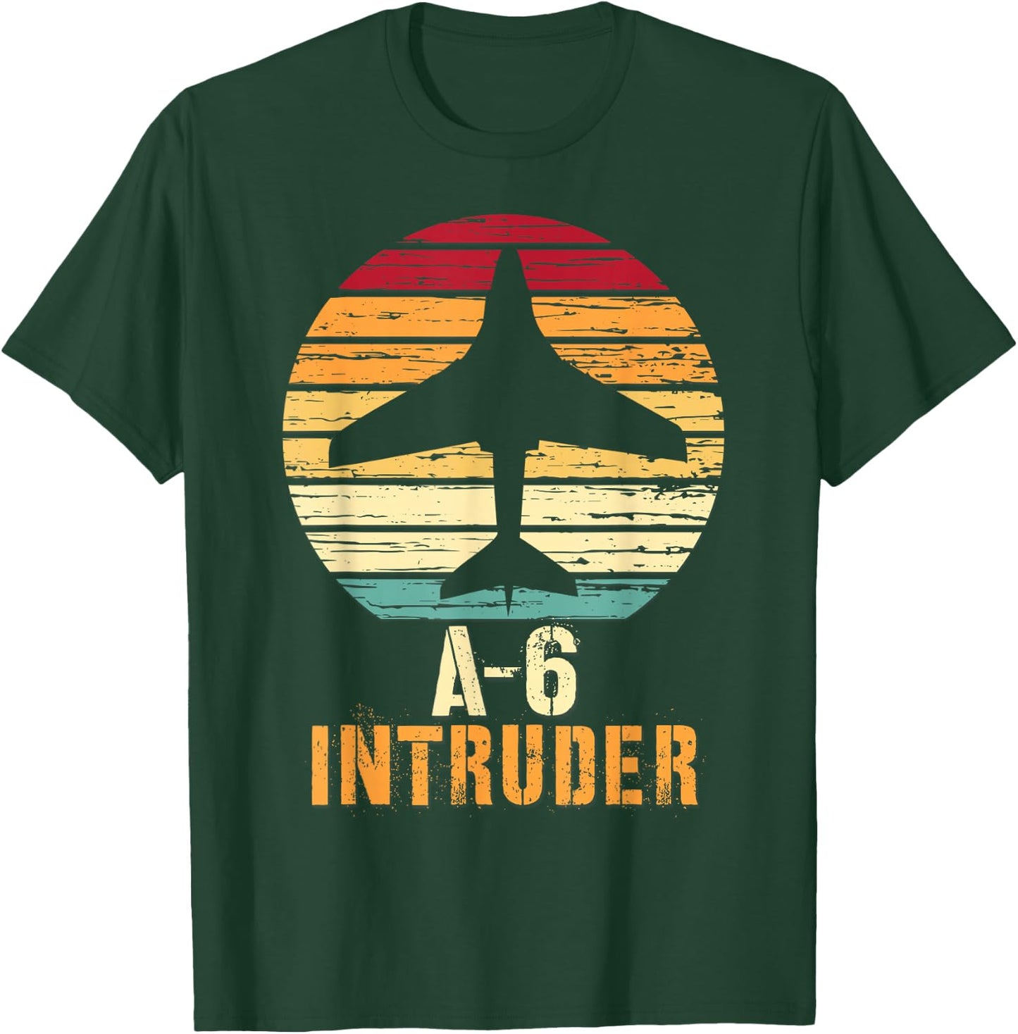 Vintage A-6 Intruder Military Aviation Shirt T-Shirt - T-Shirt | Forest