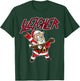 Sleigher Santa Claus Metal Christmas funny Hail Santa T-Shirt - T-Shirt | Forest