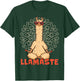Funny Llama Yoga Lamaste Namaste Meditation T-Shirt - T-Shirt | Forest