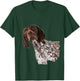 GSP German Shorthair Pointer Curious Face Mom Dad Dog Owner T-Shirt - T-Shirt | Forest
