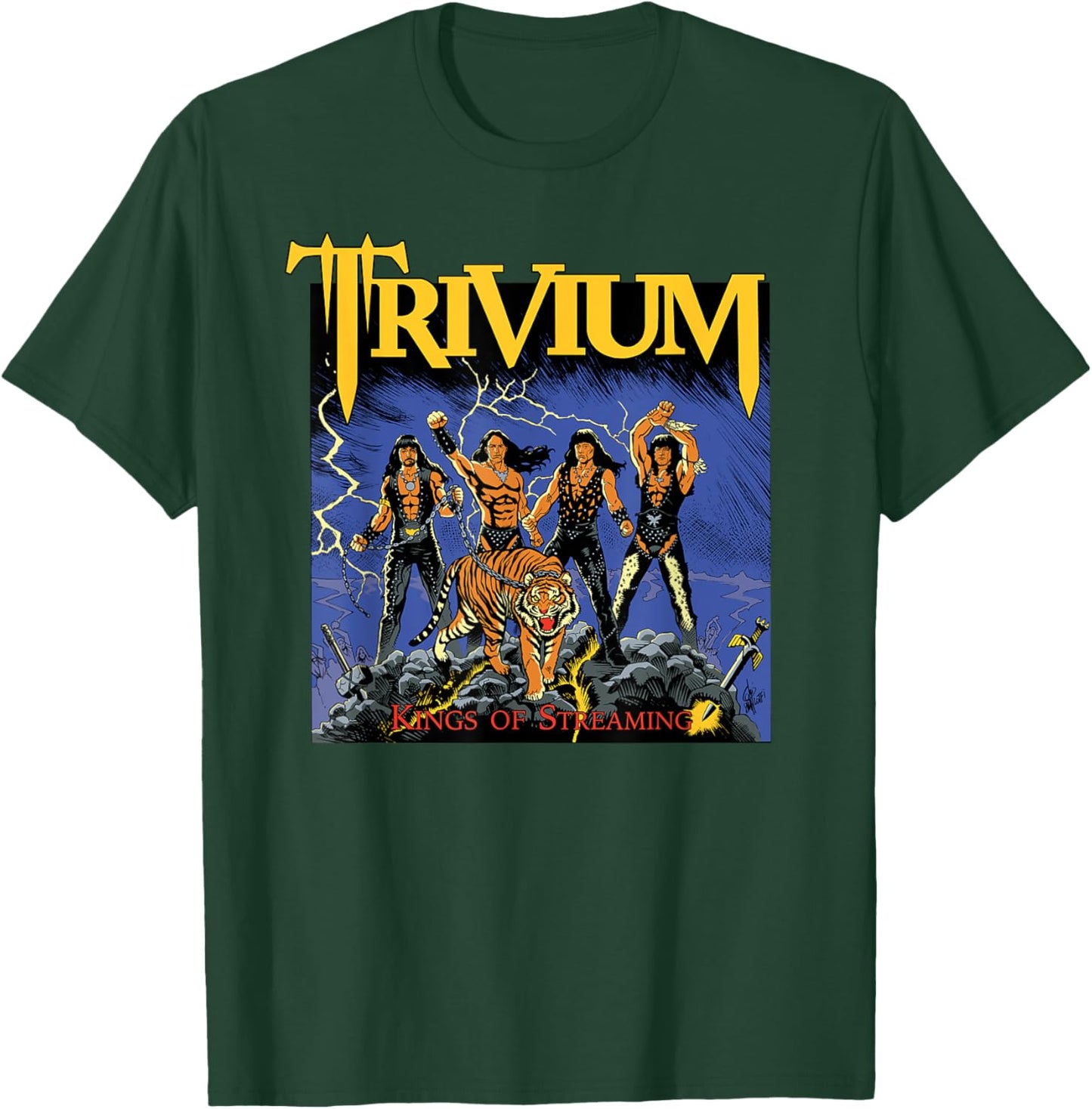 Trivium Kings Of Streaming T-Shirt - T-Shirt | Forest