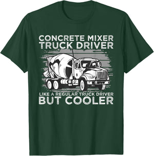 Concrete Mixer Driver Concrete Brummi T-Shirt - T-Shirt | Forest