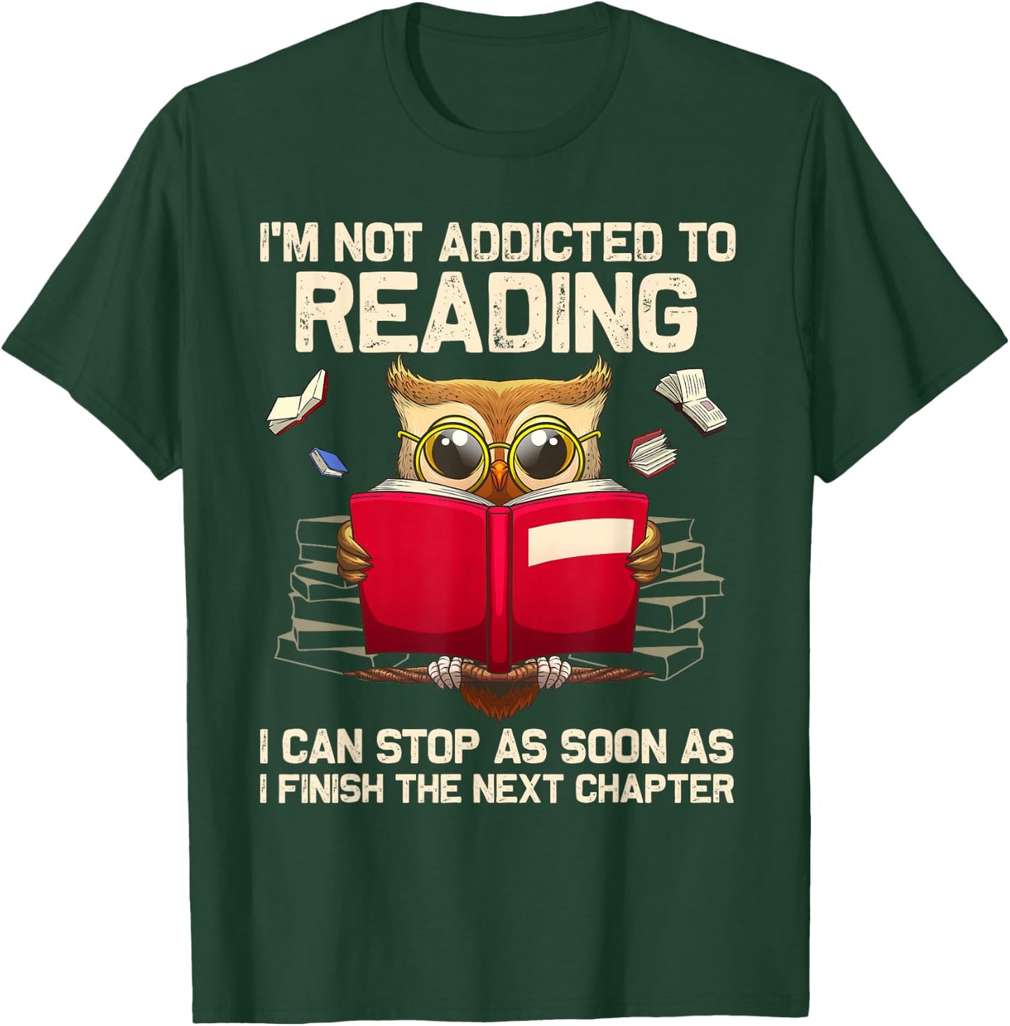 Funny Book Reader Art Women Bookish Book Nerd Lover T-Shirt - T-Shirt | Forest