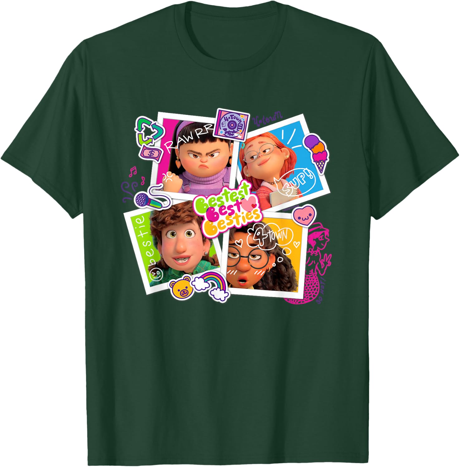 Disney and Pixar’s Turning Red Bestest Best Besties T-Shirt - T-Shirt | Forest