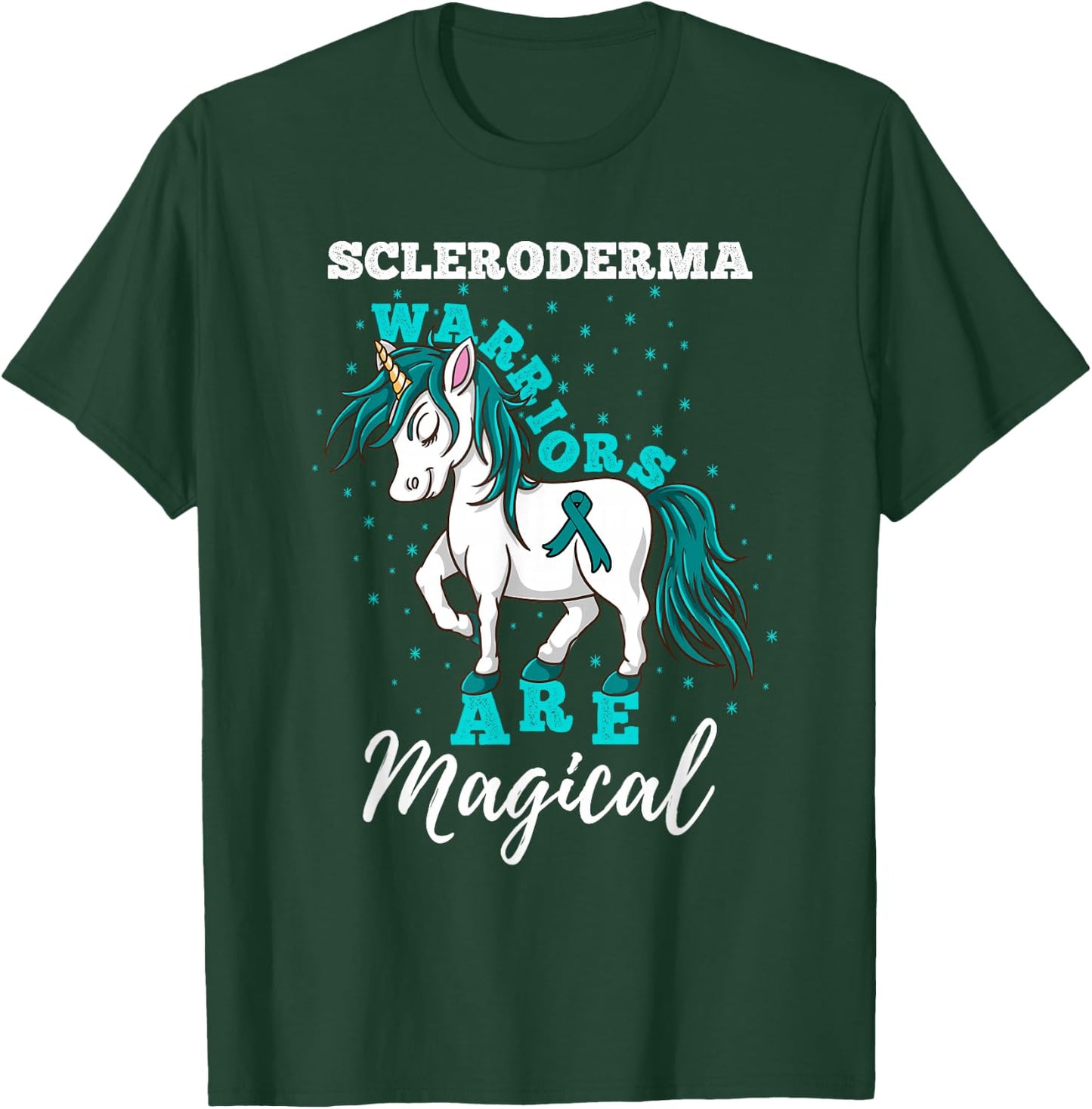 Scleroderma Warriors Are Magical Scleroderma Awareness T-Shirt - T-Shirt | Forest