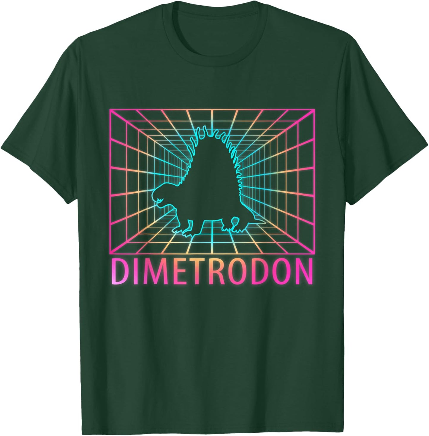 Dimetrodon Retro Gift T-Shirt - T-Shirt | Forest