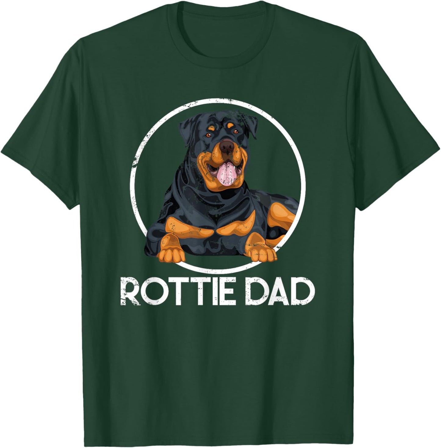 Rottie Dad Rottweiler T-Shirt - T-Shirt | Forest